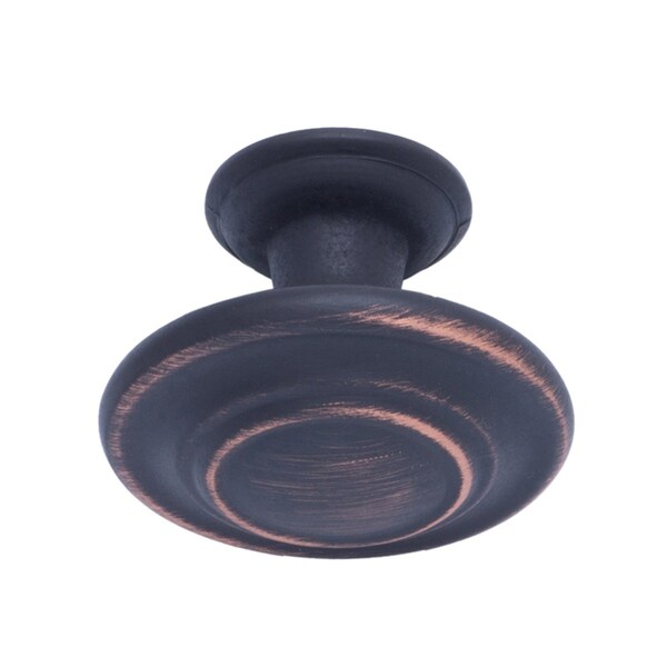 South Main Hardware 1-1/4 in. Oil Rubbed Bronze Round Cabinet Knob (10PK) SH3155-ORB-10 - main